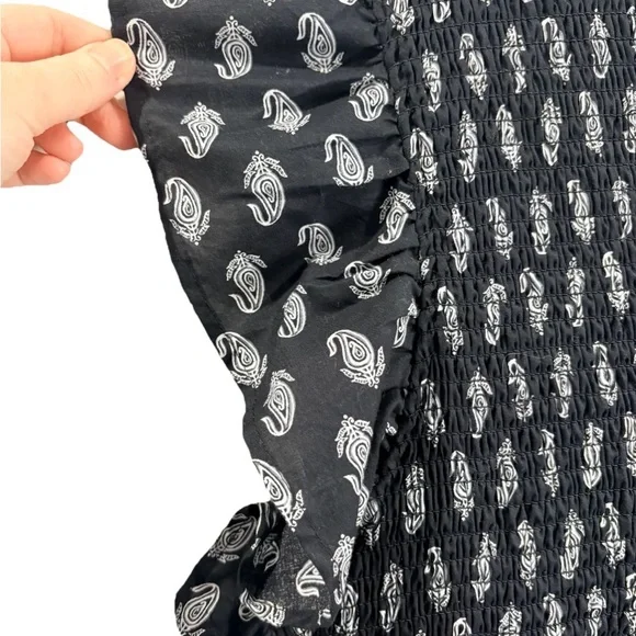 Smocked Midi Dress Summer Casual Size 2X Coastal - Picture 3 of 6